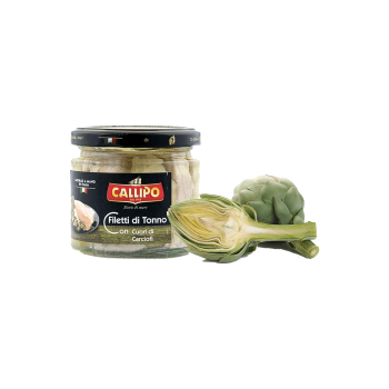Filetti di Tonno Callipo "Rustiche" con Cuori di Carciofi...