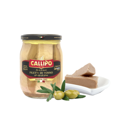Tonno Callipo "Riserva Oro" in vetro gr. 550