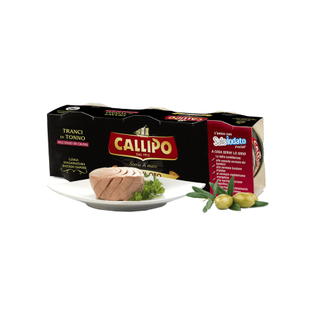 Tonno Callipo Riserva Oro all'Olio di Oliva gr. 70x3