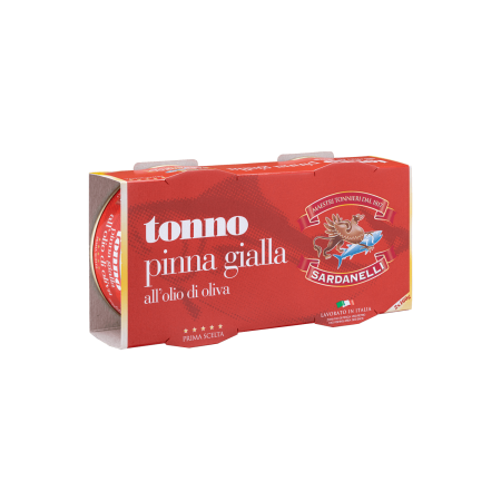Tonno Sardanelli Pinna Gialla all’Olio di Oliva gr. 160x2