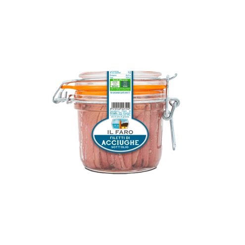 Filetti di Acciughe in Olio di Semi di Girasole...