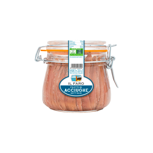 Filetti di Acciughe in Olio di Semi di Girasole...