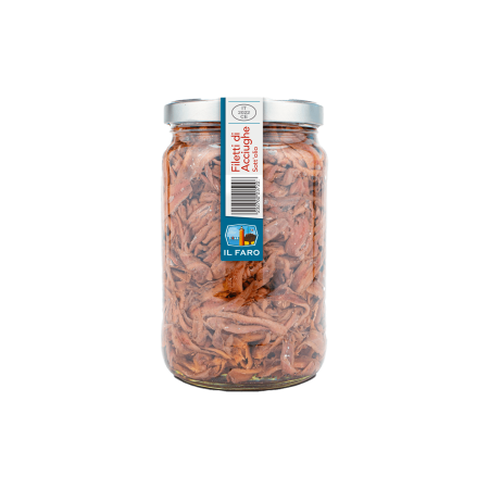 Filetti di Acciughe in Olio di Semi di Girasole kg. 1,5