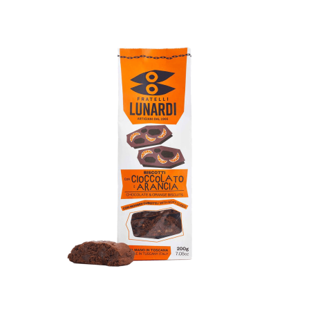 Biscotti Lunardi al Cioccolato e Arancia gr. 200